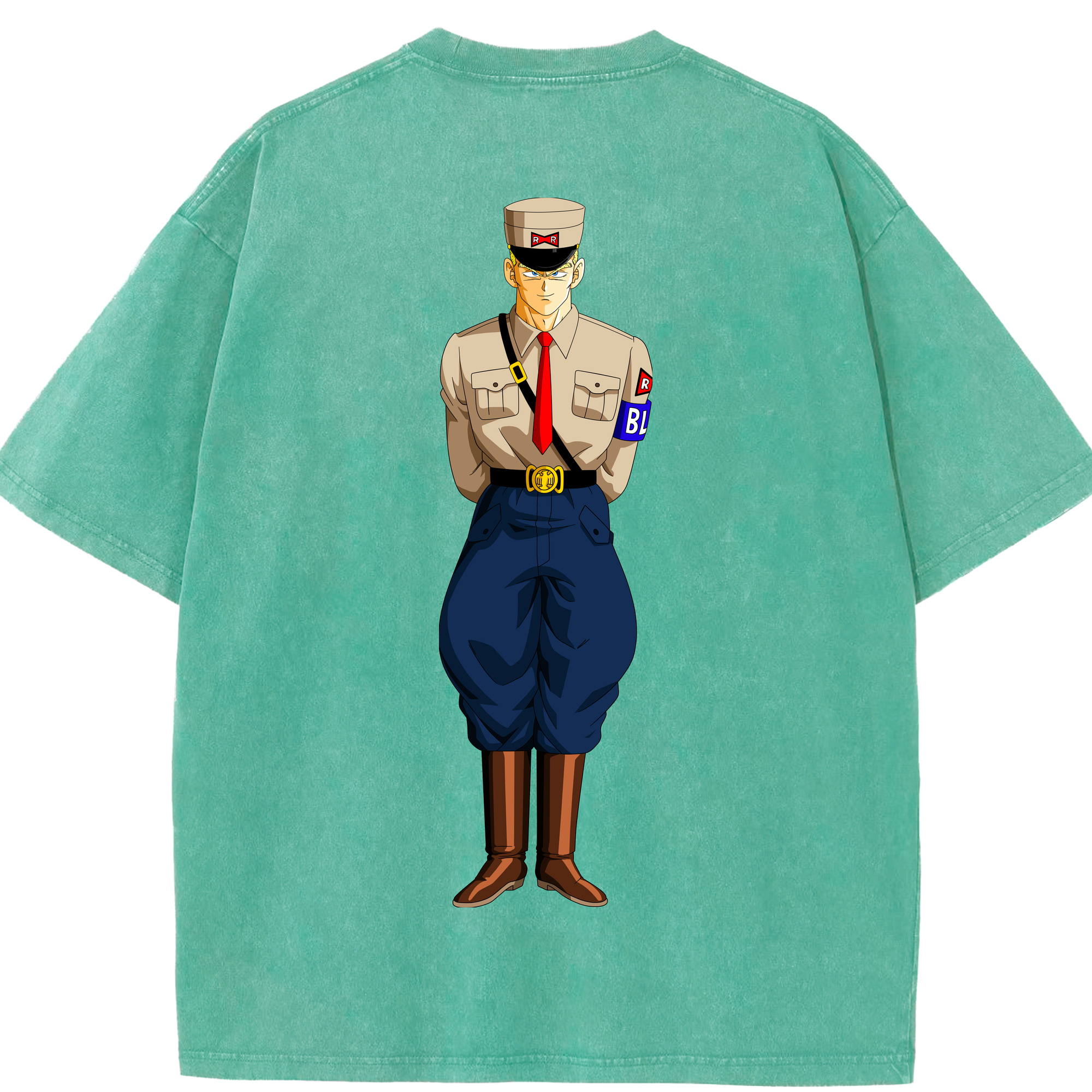 （画像用） ドラゴンボール DRAGON BALL 綿100% ヴィンテージ風 半袖Tシャツ（背面プリント）